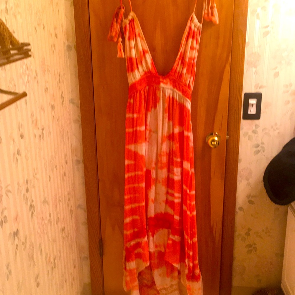 Beautiful tie dye maxi sundress